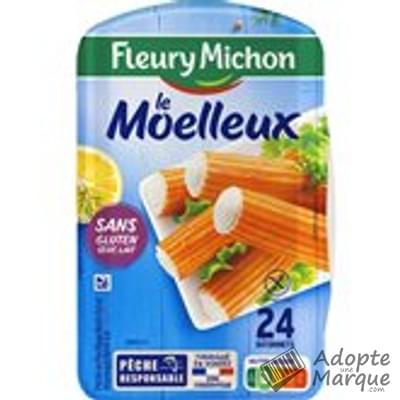 Fleury Michon Surimi le Bâtonnet Moelleux sans Gluten Les 24 bâtonnets - 384G