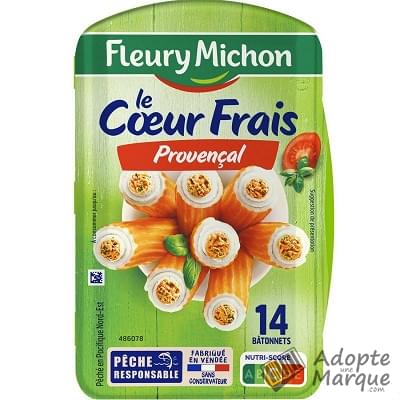 Fleury Michon Surimi le Cœur Frais Provençal Les 14 bâtonnets - 224G