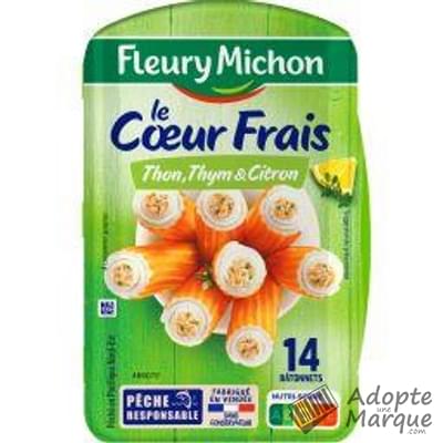 Fleury Michon Surimi le Cœur Frais Thon, Thym & Citron Les 14 bâtonnets - 224G