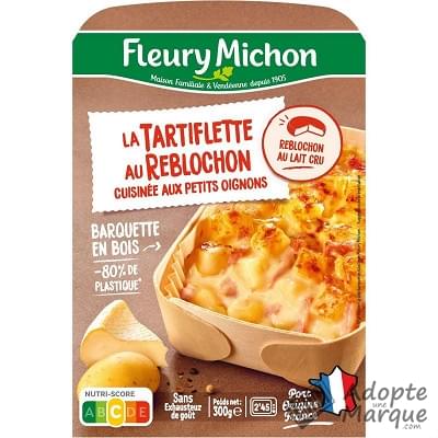 Fleury Michon Tartiflette au Reblochon cuisinée aux petits Oignons La barquette de 300G