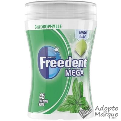 Freedent Freedent Mega - Chewing-gum sans sucre goût Chlorophylle La boîte de 45 dragées - 103G