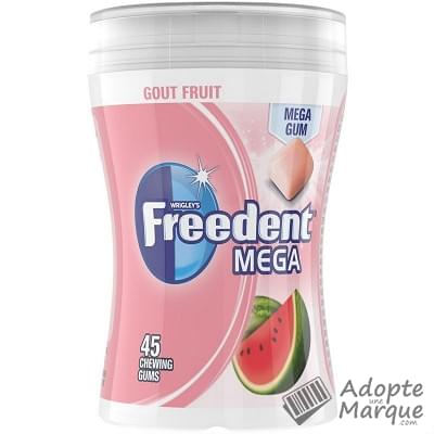 Freedent Freedent Mega - Chewing-gum sans sucre goût Fruits La boîte de 45 dragées - 103G