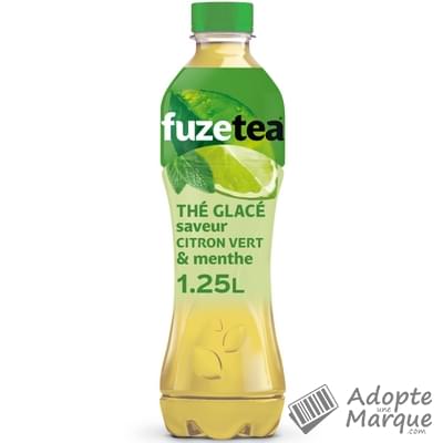 Fuze Tea Thé Vert Glacé saveur Citron vert & Menthe "La bouteille de 1,25L"