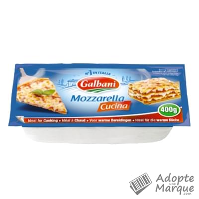Galbani Mozzarella Cucina 20,5%MG Le paquet de 400G