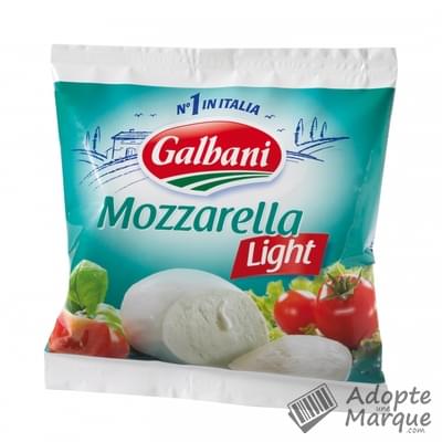 Galbani Mozzarella Light 9%MG Le sachet de 125G