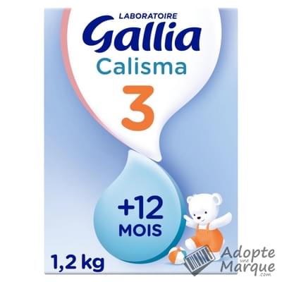 Gallia Calisma Croissance - Lait en poudre de Croissance (à partir de 12 mois) "La boîte de 3 sachets - 1,2KG"