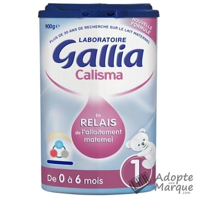 Gallia Calisma Relais - Lait en poudre 1er âge (de 0 à 6 mois) La boîte de 900G