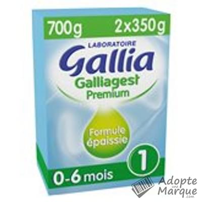 Gallia Galliagest - Lait en poudre 1er âge (de 0 à 6 mois) La boîte de 2 sachets - 700G