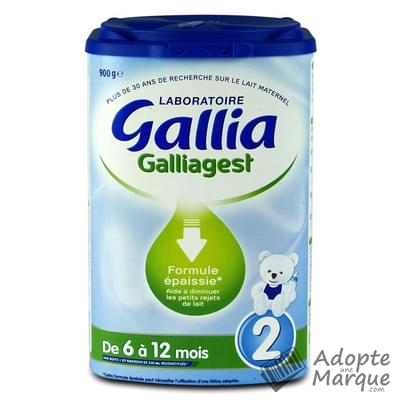 Gallia Galliagest - Lait en poudre 2ème âge (de 6 à 12 mois) La boîte de 900G