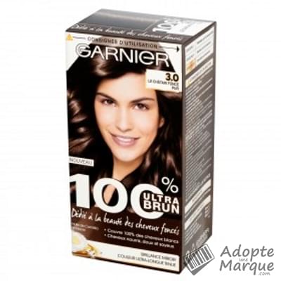 Garnier 100% Ultra Color - Coloration 3.0 Châtain Foncé Pur La boîte