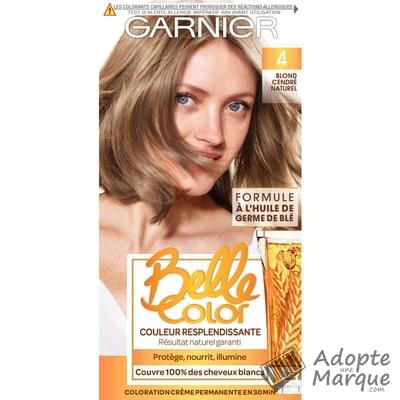 Garnier Belle Color - Coloration 4 Blond cendré naturel La boîte