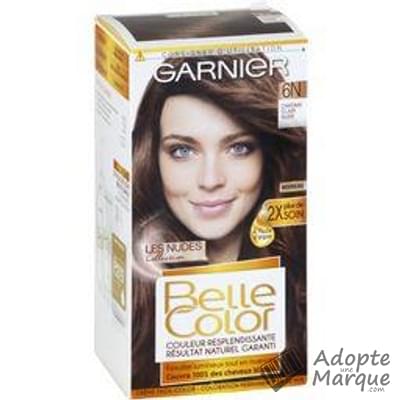 Garnier Belle Color - Coloration 6N Châtain clair nude La boîte