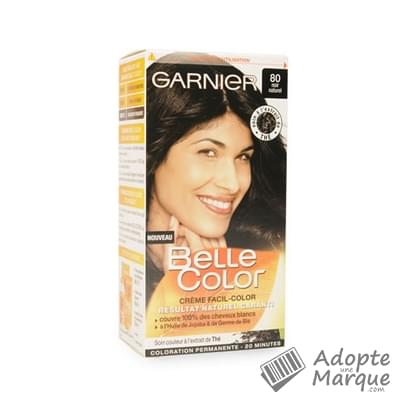 Garnier Belle Color - Coloration 80 Noir naturel La boîte