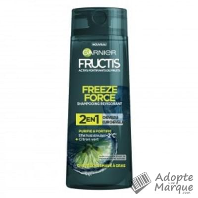 Garnier Fructis Freeze Force - Shampooing Effet froid -2°C aux extraits de Citron Vert Le flacon de 250ML