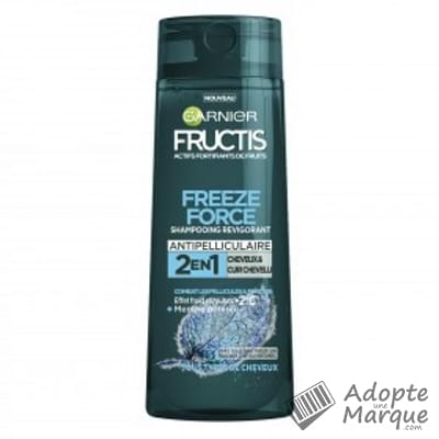 Garnier Fructis Freeze Force - Shampooing Effet froid -2°C aux extraits de Menthe Poivrée Le flacon de 250ML