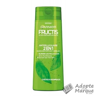 Garnier Fructis - Shampooing Antipelliculaire 2en1 Fortifiant & Démêlant Le flacon de 250ML