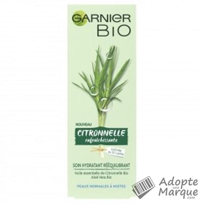 Garnier Garnier Bio - Soin Hydratant Rééquilibrant Citronnelle Rafraîchissante Le tube de 50ML