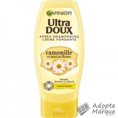 Garnier Ultra DOUX - Après Shampoing à la Camomille et Miel de Fleurs Le flacon de 250ML