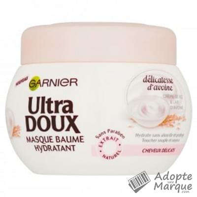 Garnier Ultra DOUX - Masque baume hydratant Délicatesse d'Avoine Le pot de 300ML