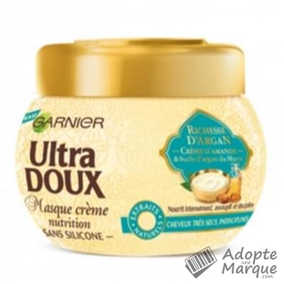 Garnier Ultra DOUX - Masque Crème Nutrition Richesse d'Argan Le pot de 300ML