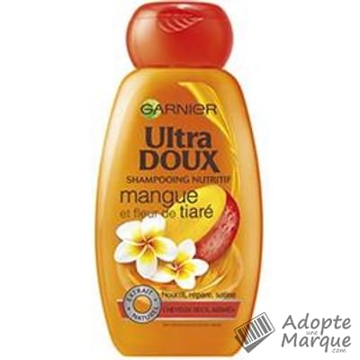 Garnier Ultra DOUX - Shampooing à la Mangue & Fleur de Tiaré Le flacon de 250ML