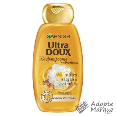 Garnier Ultra DOUX - Le Shampooing merveilleux aux Huiles d'Argan & Camélia Le flacon de 250ML