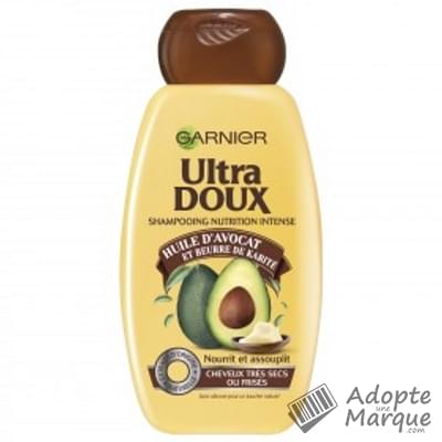 Garnier Ultra DOUX - Shampooing Nutrition Intense à l'Huile d'Avocat & Beurre de Karité Le flacon de 250ML