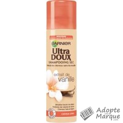 Garnier Ultra DOUX - Shampooing sec purifiant à l’Extrait de Vanille Le spray de 150ML