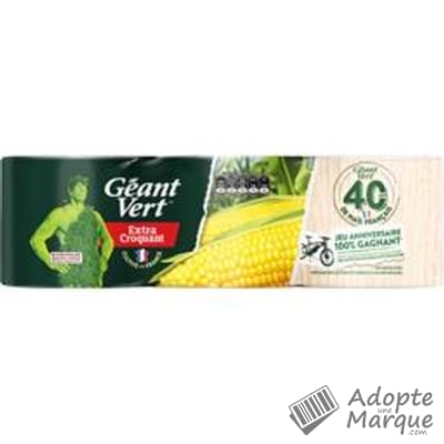 Géant Vert Maïs Doux Extra Croquant Les 6 conserves de 140G