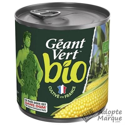 Géant Vert Maïs Doux Extra Croquant Bio La conserve de 285G