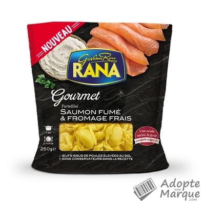 Giovanni Rana Gourmet - Tortellini Saumon fumé & Fromage frais Le sachet de 250G