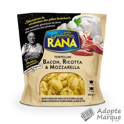 Giovanni Rana Tortellini Bacon, Ricotta & Mozzarella Le sachet de 250G