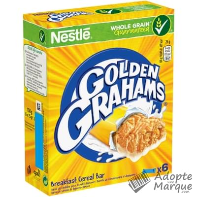 Golden Grahams Barres de céréales Les 6 barres de 25G - 150G
