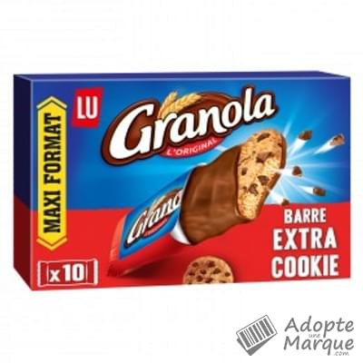 Granola Barre Extra Cookie Le paquet de 10 barres - 280G