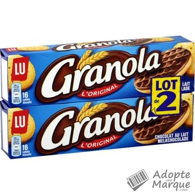 Granola Biscuits Sablés au Chocolat au Lait Les 2 paquets de 200G