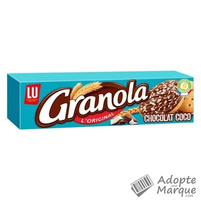 Granola Biscuits Sablés au Chocolat au Lait & Noix de Coco Le paquet de 200G