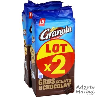 Granola Cookies Chocolat Les 2 paquets de 184G