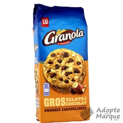 Granola Cookies Chocolat & Amandes Caramélisées Le paquet de 184G