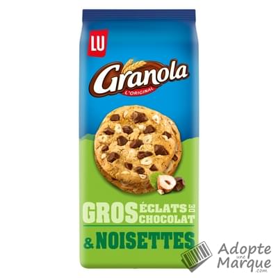 Granola Cookies Chocolat & Noisettes Le paquet de 184G