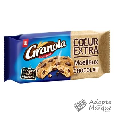 Granola Cookies Cœur Extra Moelleux Chocolat Le paquet de 182G