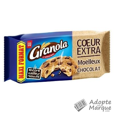 Granola Cookies Cœur Extra Moelleux Chocolat Le paquet de 312G