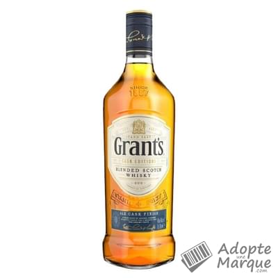 Grant's Whisky Blended Scotch Cask Edition : Ale Cask Finish - 40%vol. La bouteille de 70CL