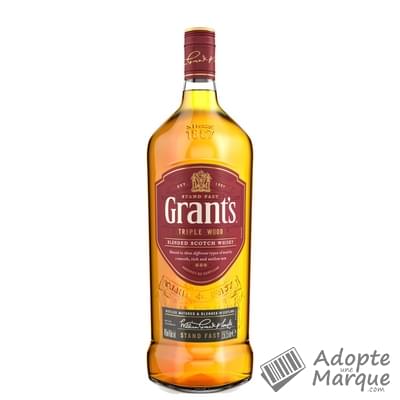 Grant's Whisky Blended Scotch Triple Wood - 40%vol. "La bouteille de 1,5L"