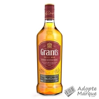 Grant's Whisky Blended Scotch Triple Wood - 40%vol. La bouteille de 70CL