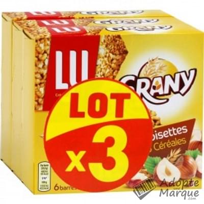 Grany Barres aux 5 Céréales & Noisettes Les 3 paquets de 6 barres - 3x125G