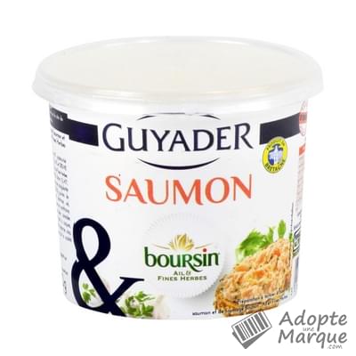Guyader Rillettes de Saumon & Boursin Ail & Fines Herbes Le pot de 120G
