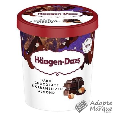 Häagen-Dazs Crème glacée Dark Chocolate & Almonds Le pot de 460ML
