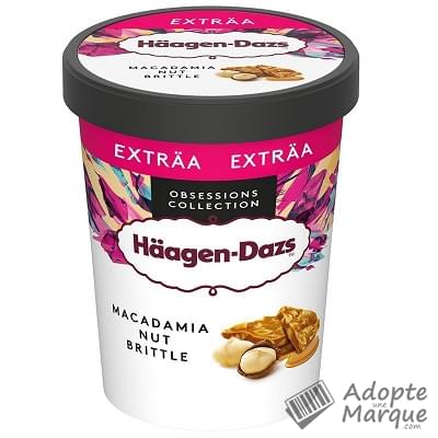 Häagen-Dazs Crème glacée Macadamia Nut Brittle Le pot de 650ML