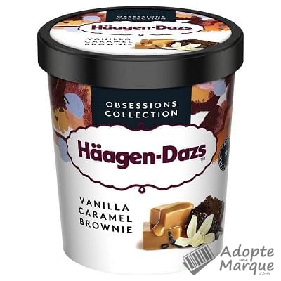 Häagen-Dazs Crème glacée Vanilla, Caramel & Brownie Le pot de 460ML