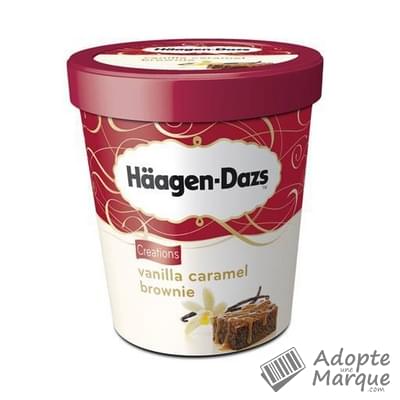 Häagen-Dazs Crème glacée Vanilla, Caramel & Brownie Le pot de 500ML